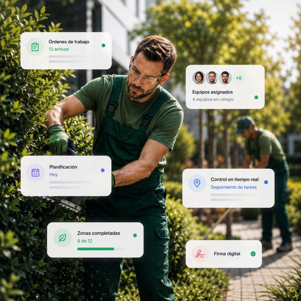Panel del ERP de Nivel IV para empresas de servicios